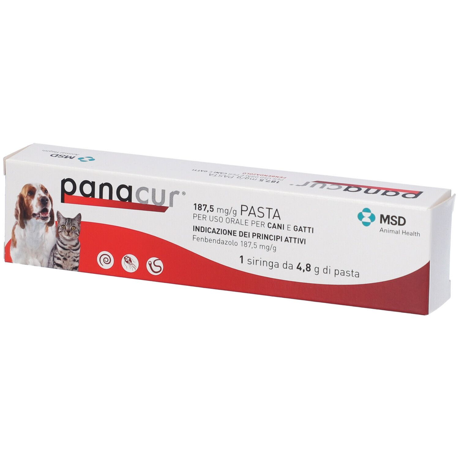 PANACUR*orale pasta 1 siringa 187,5 mg/g per cani e gatti